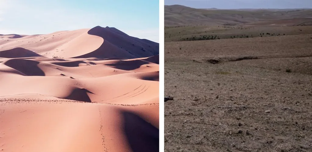 Agafay Desert vs Sahara Desert: Key Differences